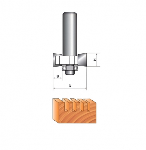 products/Фреза Globus h14 1023, кромочная, фальцевая, диаметр рабочей части 33 мм