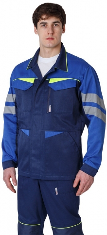 products/Куртка удлиненная мужская PROFLINE BASE, т.синий/васильковый, Факел арт. 87468764