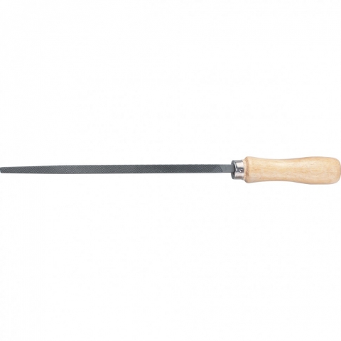 products/Напильник, 150 мм, квадратный, деревянная ручка, Сибртех, 15923