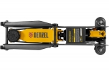 Домкрат гидравлический подкатной Denzel 2 т, 135-385 мм, в пластиковом кейсе 51231