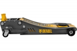 Домкрат гидравлический подкатной Denzel 3.8т, 110-580мм, быстрый подъем, низкий подхват, проф 51251