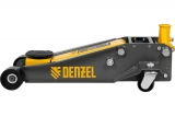 Домкрат гидравлический подкатной Denzel 3 т, 125-470 мм, быстрый подъем, проф 51260