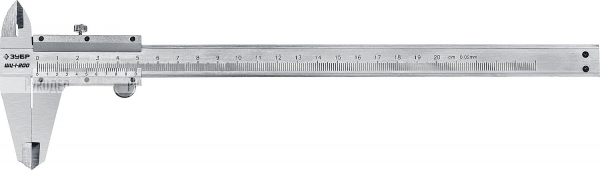 Штангенциркуль стальной  нониусный ШЦ-1-200, 200 мм, ЗУБР Профессионал, арт. 34514-200