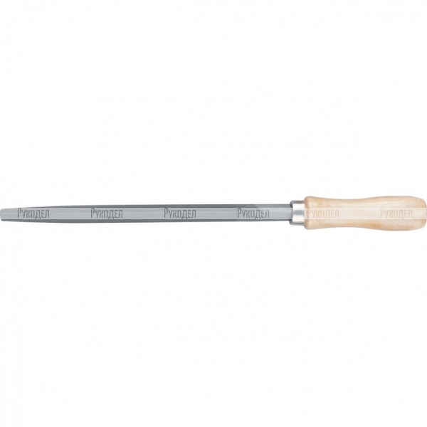 Напильник, 150 мм, трехгранный, деревянная ручка, Сибртех, 16023
