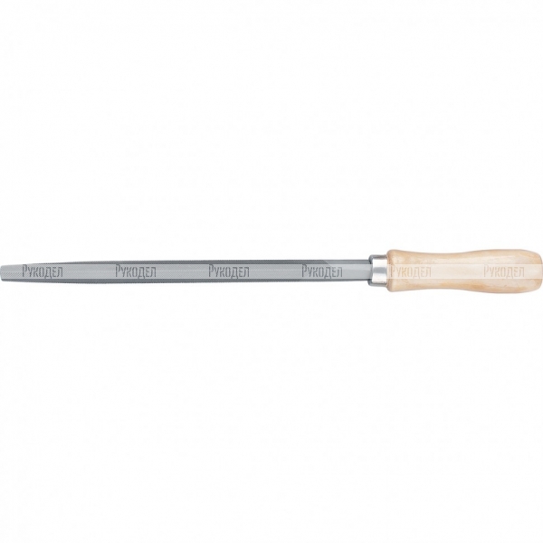 Напильник, 300 мм, трехгранный, деревянная ручка, Сибртех, 16032