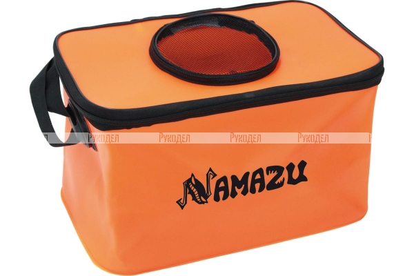 Сумка-кан Namazu складная с окном, размер 36*22*21, материал ПВХ, цвет оранж./20/, N-BOX22