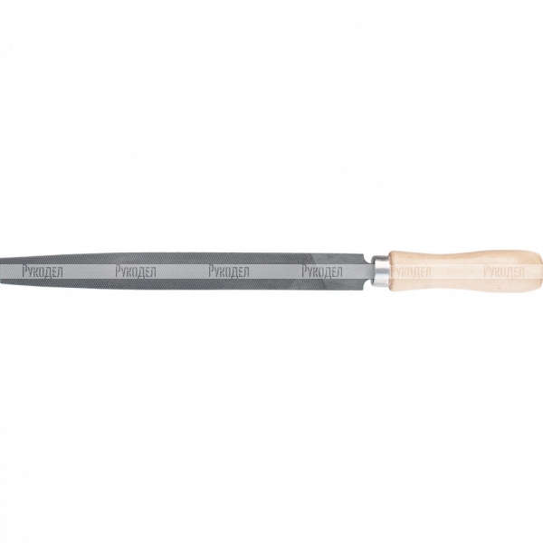 Напильник, 150 мм, плоский, деревянная ручка, Сибртех, 16223