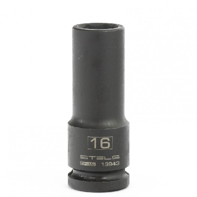 products/Головка ударная удлиненная шестигранная, 16 мм, 1/2", CrMo// Stels,13943