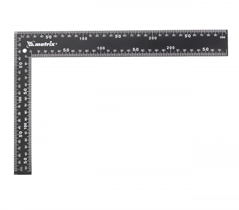 products/Угольник, 300 мм, цельнометаллический,двусторонняя разметка MATRIX 32370