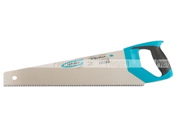 Ножовка по дереву Piranha, 450 мм, 7-8 TPI, зуб - 3D, каленый зуб, 2-х комп. рук-ка GROSS
