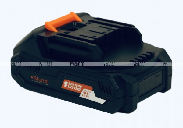  Аккумулятор Sturm! 1BatterySystem, 18 В, 2Ач SBP1802