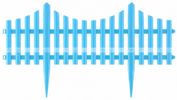 Забор декоративный "Гибкий", 24х300 см, голубой, Россия// Palisad,арт.65019