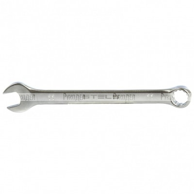 Ключ комбинированный, 11 мм, CrV, матовый хром// Stels,15207