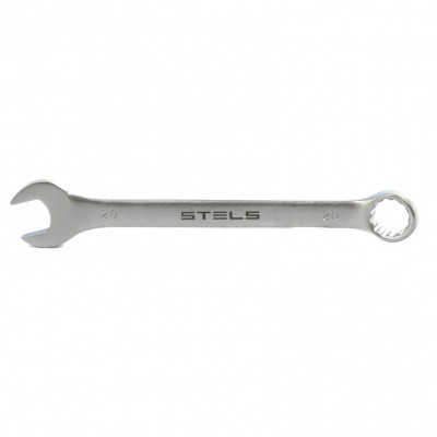 products/Ключ комбинированный, 20 мм, CrV, матовый хром// Stels,15215