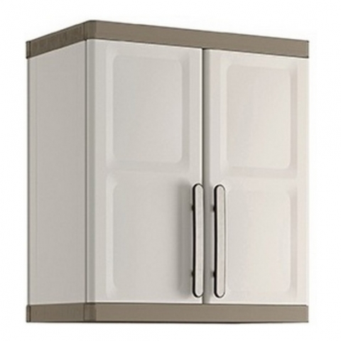 products/Шкаф 2-х дверный Эксэлэнс Вол (Exellence Wall Cabinet) песок/тёмно-серый Keter 17206853