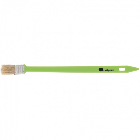 products/Кисть радиаторная 25 мм, натуральная щетина, пластиковая ручка, Сибртех, 83855
