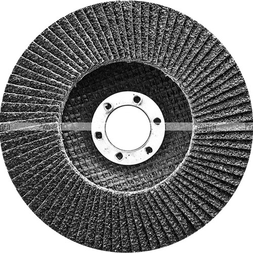 Круг лепестковый торцевой, конический, Р 40, 115 х 22,2 мм, Сибртех, 74077