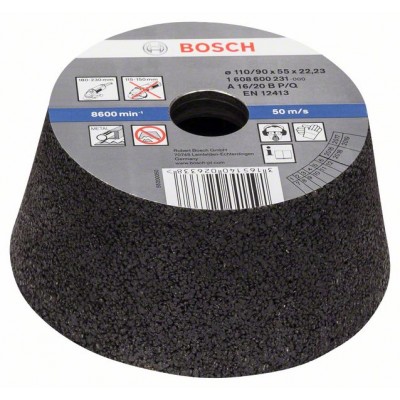 products/Шлифовальная чашка (110х22.2 мм; K16) Bosch 1608600231