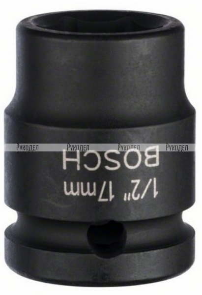 Торцовая головка 1/2" ударная 17 мм Bosch 1608552019