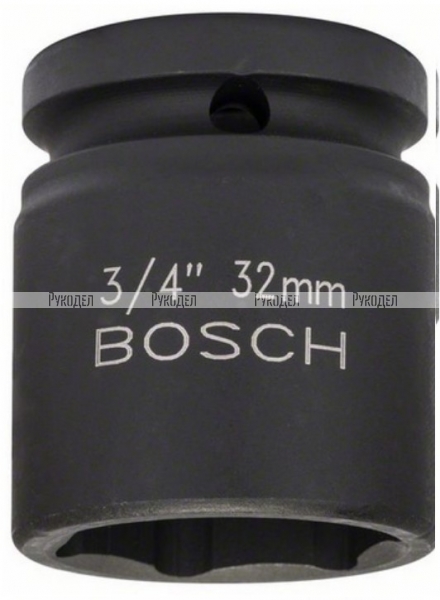 Торцовая головка 32мм 3/4" 6-Г Bosch 1608556029