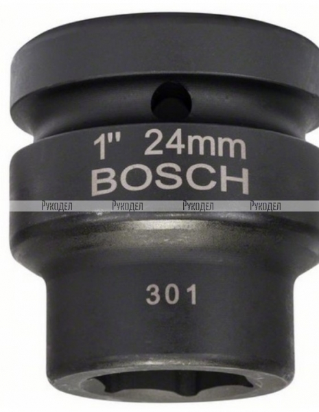 Торцовая головка 1" ударная 24 мм Bosch 1608557043