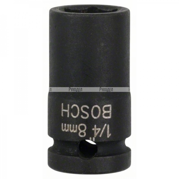 Ударная головка 8 мм Наружный квадрат 1/4″ M5 Bosch 1608551004