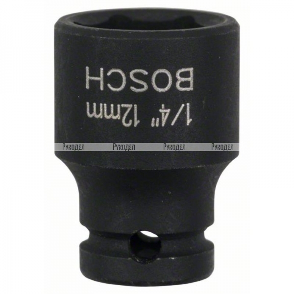 Головка ударная 12 мм, 1/4" Bosch 1608551008