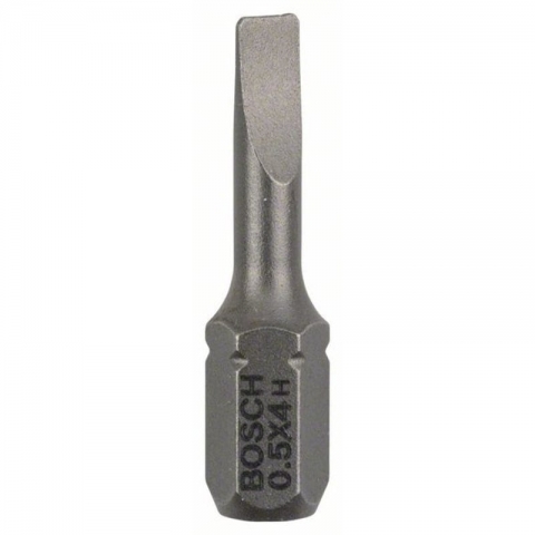 products/3 биты Extra Hard 25 мм S 0.5×4.0 Bosch 2607001457
