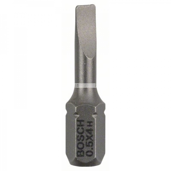 3 биты Extra Hard 25 мм S 0.5×4.0 Bosch 2607001457