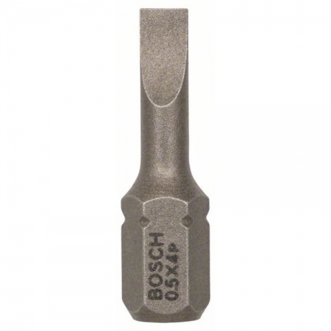 products/25 бит Extra Hard 25 мм S 0.5×4.0 Bosch 2607001458