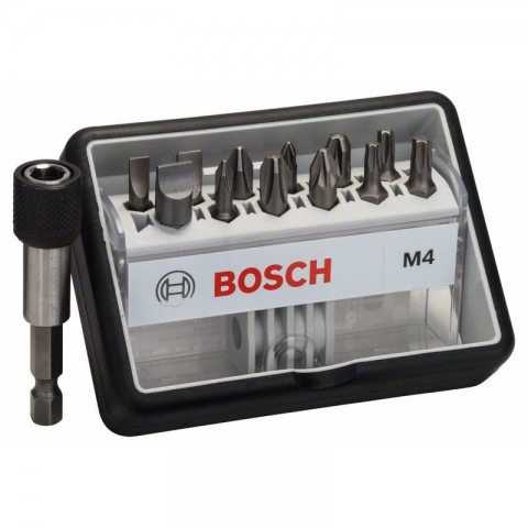products/Набор бит Extra Hard 12 шт Robust Line PH/PZ/T/S 25 мм + держатель Bosch 2607002566