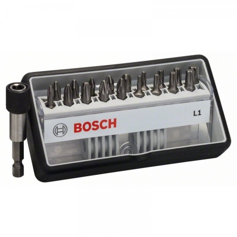 products/Набор бит Extra Hard 18 шт Robust Line PH/PZ/T 25 мм + держатель Bosch 2607002567