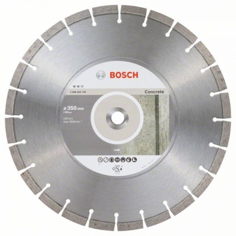 products/Алмазный диск по бетону Expert for Concrete 350x20x3,2×12 мм Bosch 2608603760