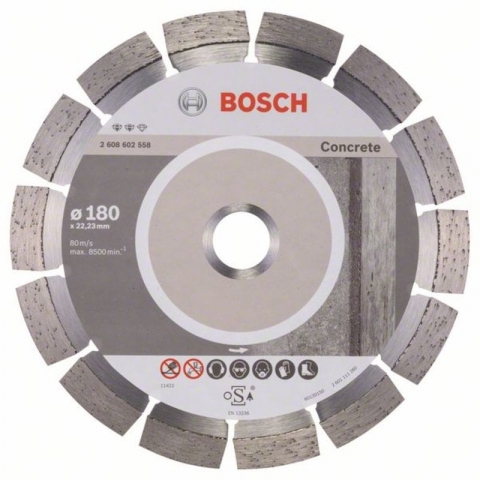 products/Алмазный диск по бетону Expert for Concrete 180×22,23×2,4×12 мм Bosch 2608602558