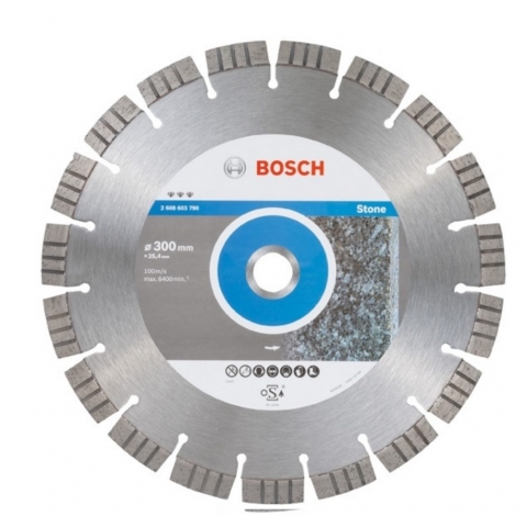 products/Диск алмазный отрезной Best for Stone (300х20/25.4 мм) для настольных пил Bosch 2608602647