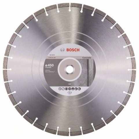 products/Алмазный диск по бетону Best for Concrete 450×25,4×3,6×12 мм Bosch 2608602660