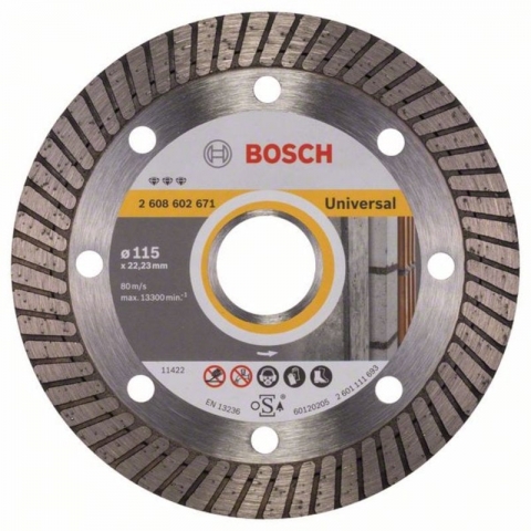products/Алмазный диск универсальный Best for Universal Turbo 115×22,23×2,2×12 мм Bosch 2608602671