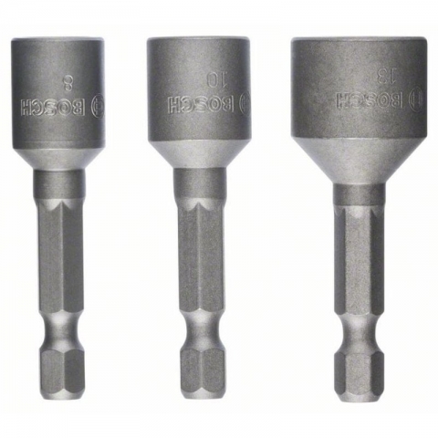 products/Набор 3 торцовых ключа Extra Hard магнит 8/10/13 мм х 50 мм Bosch 2608551078