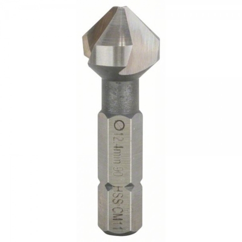 products/Зенкер конусный по металлу (12.4х35 мм; 90°; M6: 1/4″; HSS) Bosch 2608596407