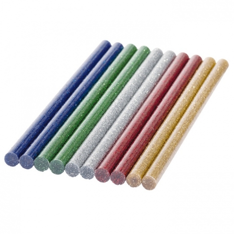 products/Клеевые стержни цветные с блеском (7×150 мм; 10 шт) по дереву Bosch 2609256D31