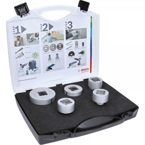 products/Набор коронок X-LOCK Dry Speed Set ⌀ 20-68 мм + Алмазная фреза 20 мм Bosch 2608599037
