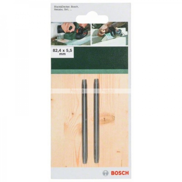 Ножи для рубанка (82.4х5,5 мм; HM; 2 шт) Bosch 2609256648