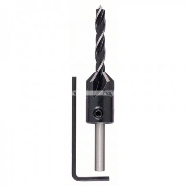 Сверло с зенкером по дереву (6 мм) Bosch 2609255219
