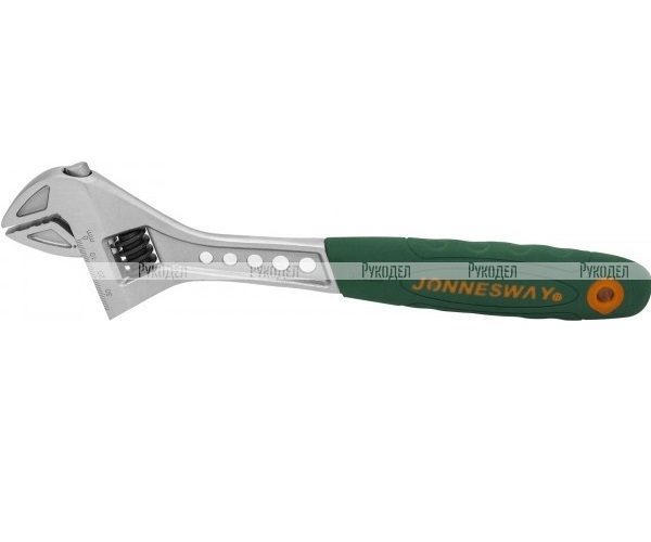 Ключ разводной эргономичный с пластиковой ручкой, 0-34 мм, L-300 мм Jonnesway  W27AT12