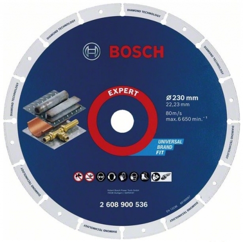 products/Алмазный диск Diamond Metal Wheel 230х22.23 мм по металлу Bosch 2608900536