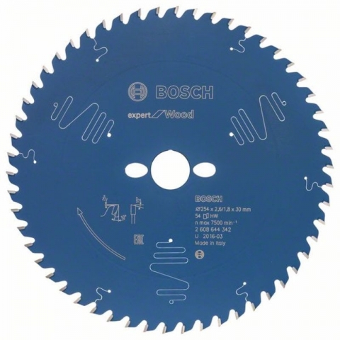 products/Пильный диск по дереву Expert for Wood 254x30x2.6/1.8x54T Bosch 2608644342