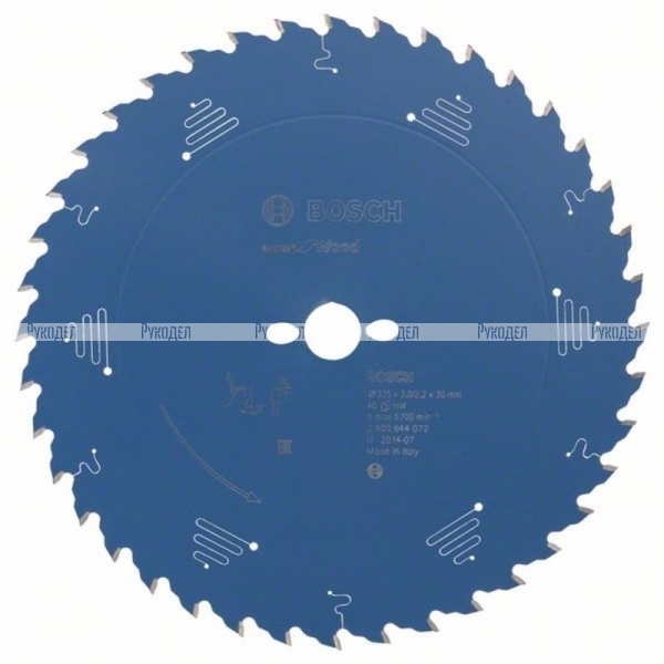 Пильный диск по дереву Expert for Wood 335x30x3/2.2x40T Bosch 2608644072