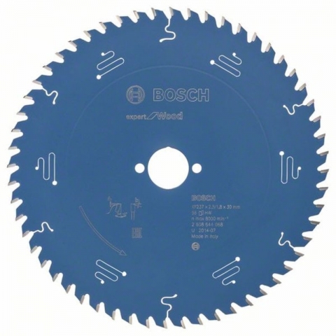 products/Пильный диск по дереву Expert for Wood 237x30x2.5/1.8x56T Bosch 2608644068