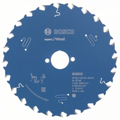products/Пильный диск по дереву Expert for Wood 190x30x2.6/1.6x24T Bosch 2608644047