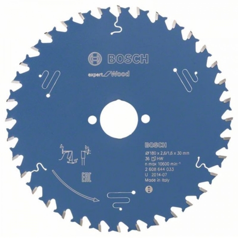 products/Пильный диск по дереву Expert for Wood 180x30x2.6/1.6x36T Bosch 2608644033